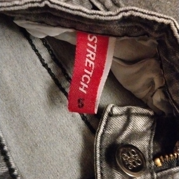 🖤🩶EC ONE POINT ONE BLK)GRAY DENIM JEANS🖤🩶 - Picture 7 of 8